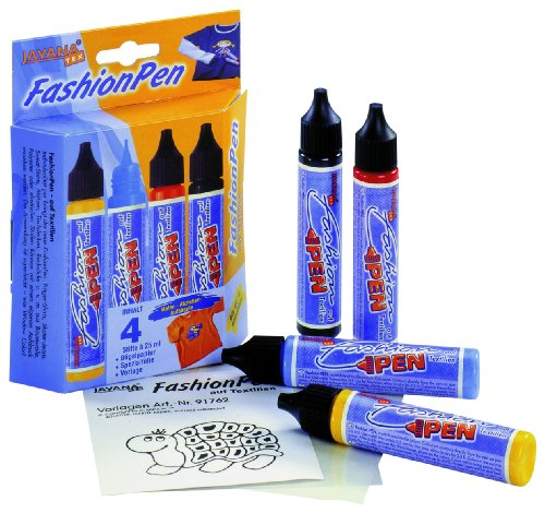 Javana 91762 - Textil FashionPen Set mit 4 Stiften Preisvergleich