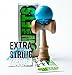 Sweets Kendamas Radar Prime Kendama - Sticky Paint, Perfect for Beginners, Extra String Accessory Bundle (Blue)