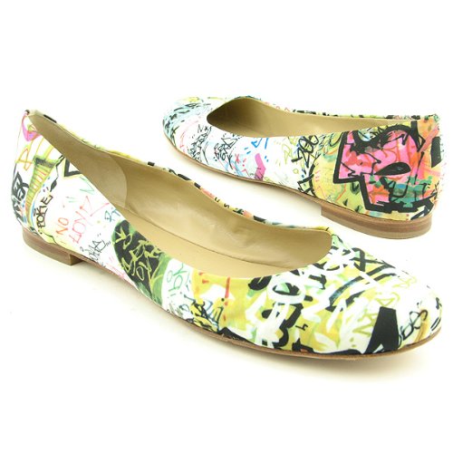 RACHEL ROY Jerica Flats Ballet Shoes Beige Womens