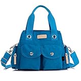 [HONGJING]　ハンドバッグ　レディース　ショルダーバッグ　マザーズバッグ　ママバッグ　斜めがけ　肩掛け　手提げ　ナイロン　防水性　軽量　大容量　スポーツ　アウトドア　オックスフォード　カジュア