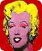 Andy Warhol Fine Art MOUSE PAD Marilyn Monroe red