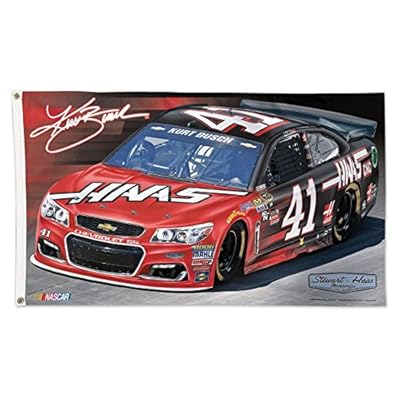 Kurt Busch HAAS 41 Banner Flag