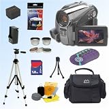 Hitachi DZ-HS500A 30GB DVD-HDD Hybrid Camcorder DZHS500A w/ 30x Optical Zoom BigVALUEInc Deluxe Bundle