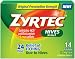 Zyrtec Hive Relief (10 mg), 14-Count Tablets