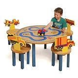 Room Magic Table 4 Chairs Set, Trucks by Room Magic