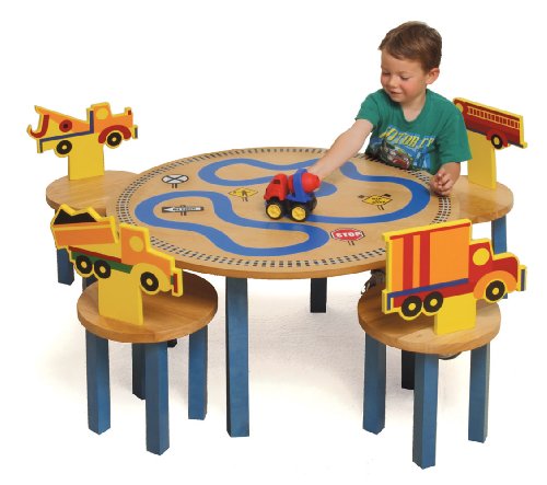 Room Magic Table4 Chairs Set Trucks