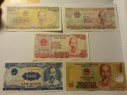 NEW Vietnam Dong Set Collection/ 500$-1,000$-2,000$-5,000$-10,000$
