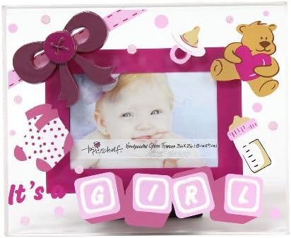 Top Shelf Baby Girl' Photo Frame, Holds 2 by 3-Inch Photo