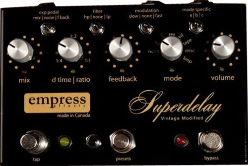 Empress Superdelay Vintage modified Delay Effects Pedal