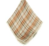 Steve Madden Women's Juniors Square Plaid Neckie Scarf Bandana Fashion Wrap Accessory