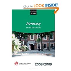 Advocacy 2008-2009: 2008 Edition (Bar Manuals)