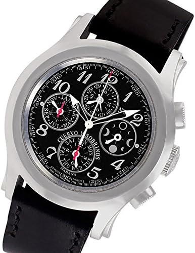 Cuervo Y Sobrinos Robusto automatic-self-wind carbon-fiber mens Watch 2859 (Certified Pre-owned)