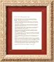 Desiderata Framed Art Poster Print, 10x12