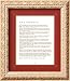 Desiderata Framed Art Poster Print, 10x12
