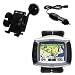 Garmin Zumo 450 Flexible Auto Windshield Holder with Car Charger - Uses Gomadic TipExchange