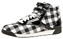 Reebok Womens Classic Hi Trainer Squares/Black