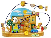 Sesame Street Elmo & Friends Wood Busy Beads