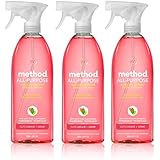 Method All-purpose Natural Surface Cleaner, Pink Grapefruit, 28 ounce (3 Count)