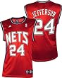 Image of Richard Jefferson New Jersey Nets Red Youth Replica Adidas NBA Jersey