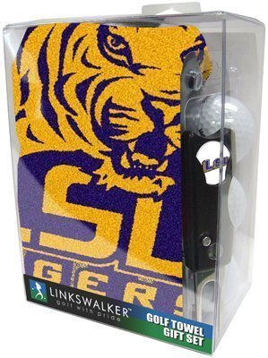 Louisiana State Fightin' Tigers (LSU) Golf Towel Gift Pack - NCAA College Athletics