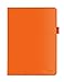 iPad Air 2 Case, Apple iPad Air 2 Leather Case, rooCASE Dual View Slim Fit Leather PU Folio Case with Smart Cover Auto Sleep / Wake Feature for Apple iPad Air 2 (iPad 6) 2014 Model, Orange