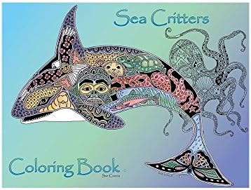 Earthart International Coloring Book Sea Critters