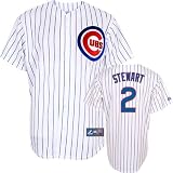 Rich Harden Jersey: Adult 2009 Majestic Home Pinstripe Replica #40 Chicago Cubs Jersey - Small