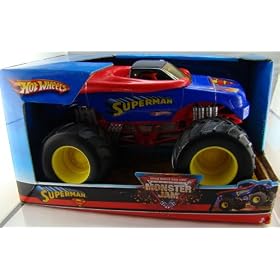 Hot Wheels Monster Jam 1:24 Scale Official Monster Truck 2007 Series - SUPERMAN with Monster Tires,... by Hot Wheels