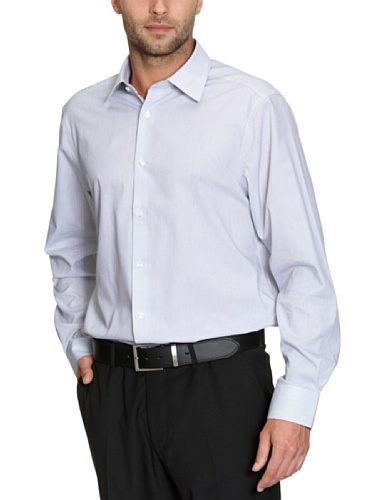 ESPRIT Collection Herren Hemd/ Business, gestreift N34999, Gr. 39 CM (M), Schwarz (black 0 Preisvergleich