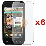 6-Pack Reusable Screen Protector for Samsung Fascinate / Galaxy S CDMA