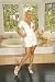 Search : Vinyl nurse dress w/ zip front & matching hat plus size V9218X