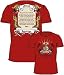 Monty Python and the Holy Grail Holy Hand Grenade Instructions Mens T-Shirt, X-Large