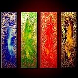 Modern Oil Painting on Canvas Stretched-framed - Abstract - Ready to Hang - ytth069