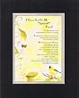 Touching and Heartfelt Poem for Special Friends - I Thank God for My Special Friend Poem on 11 x 14 inches Double Beveled Matting