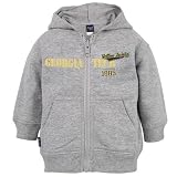 Georgia Tech Yellow Jackets Ash Youth Established Full Zip Hoody Sweatshirt