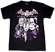 Batman Arkham Asylum Villains Men's Black T-shirt