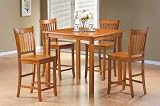 5 PCs Solid Wood Counter Set
