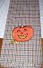 Harvest Holiday Plaid Pumpkin Halloween Linen Hand Towel
