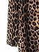 Joeoy Women's Casual Leopard Print Long Sleeve Dress