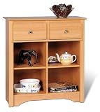 Buffet Style Sidetable - With Two Drawers-maple (maple) (36.25h X 33w X 13.5d)