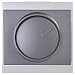 Kopp Malta 803815089 Phase Dimmer Switch with Push Button Remote Control Silver / Anthracite