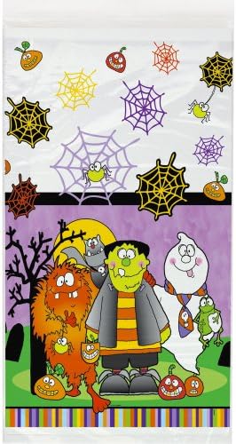Little Monsters Halloween Plastic Tablecloth, 108" x 54"