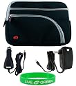ASUS Eee PC 1000HE 10-Inch Netbook Sleeve Case - Bundle with 12V Car and Wall Charger