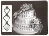 Large Diamond Quilting Marker, 3-in-a-row. Overall Size: 5-7/8