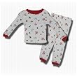 Osh Kosh Red Trimmed Holiday Pajama long sleeve and leg
