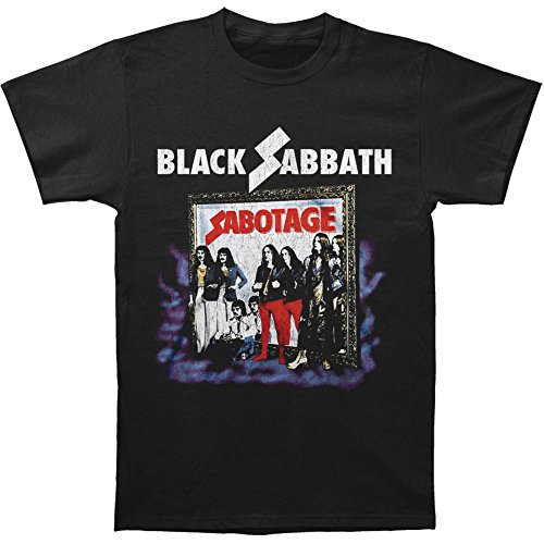 Black Sabbath Men's Sabotage Vintage T-shirt Black