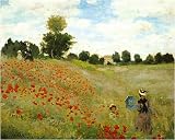 Poppies (Coquelicots) Art Print Poster By Claude Monet, 10  x 8 