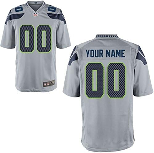 Seattle Seahawks Game Customized-Gray Michael Morgan # Jerseys Men Size 2XL