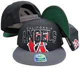 Los Angeles Angels of Anaheim Black/Grey CA Two Tone Snapback Adjustable Plastic Snap Back Hat/Cap
