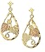 Stamper 12K Black Hills Gold Dangle Earrings. title=